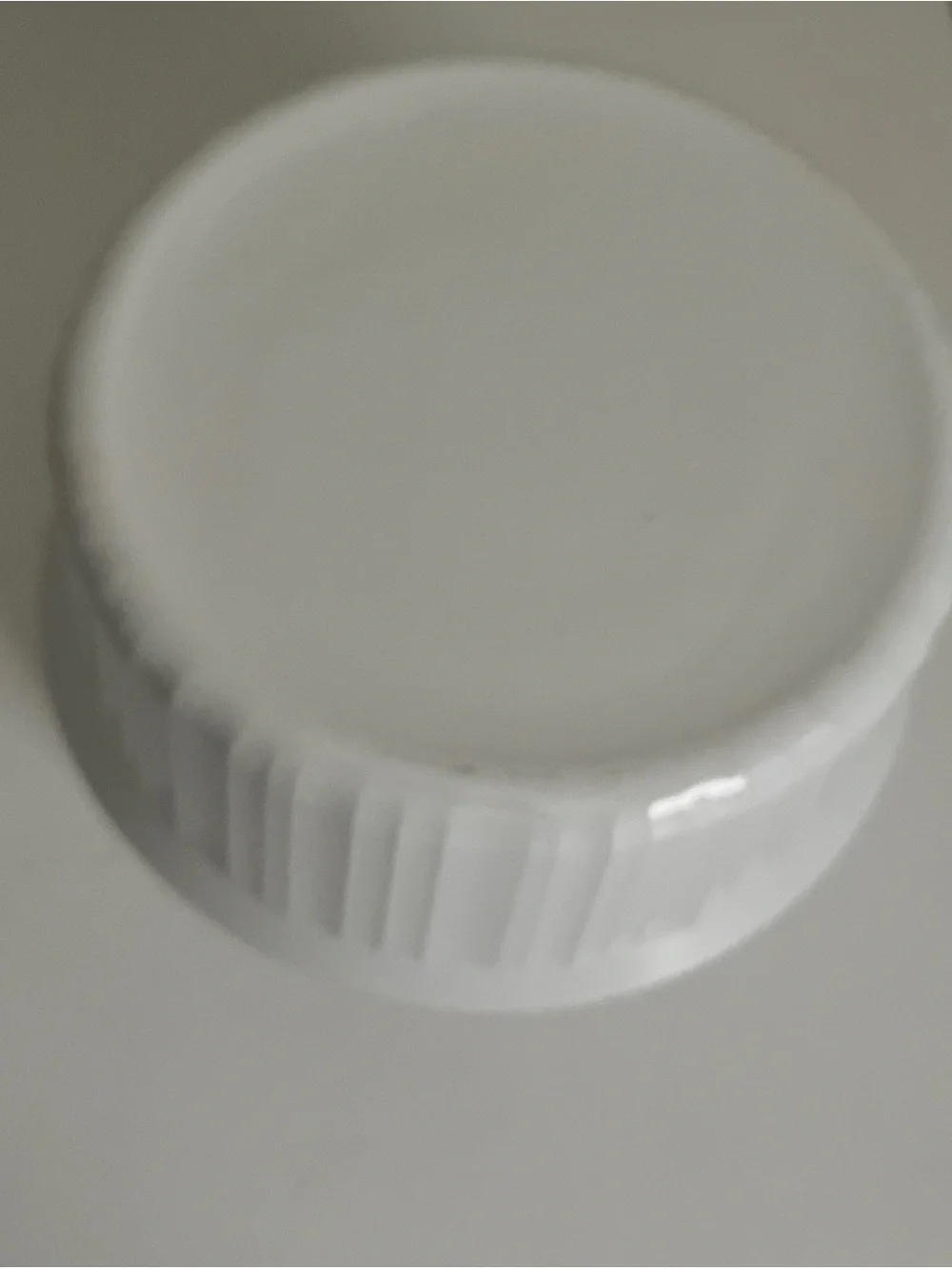 Corning ware French White Round Casserole Dish Stoneware 2.5 Qt Ribbed F-1-B EUC
